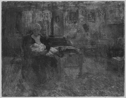 Die Wiege, 1895, Carl Blos