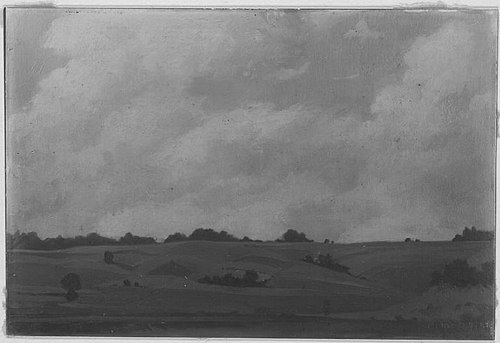 Landschaft (Zolling bei Freising), 1881, Carl Blos