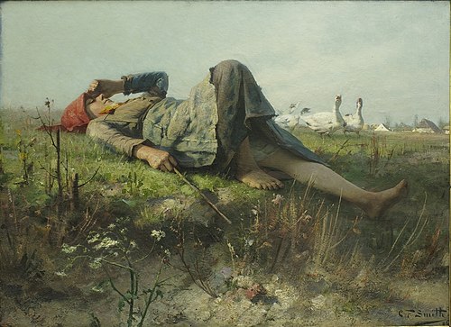 The Goose Girl, 1886, Carl Frithjof Smith