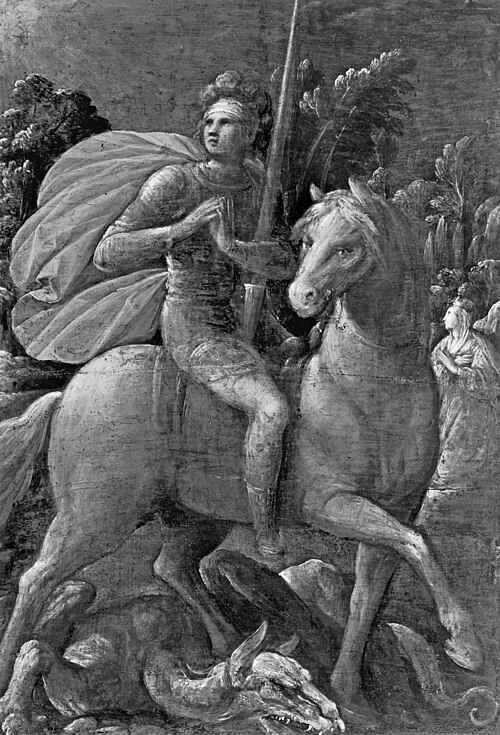 Saint George and the Dragon, 1632, Cesare Rossetti