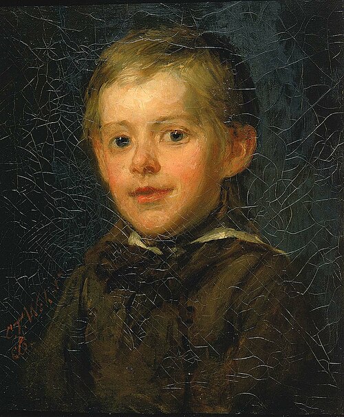 Portrait of a Boy, 1868, Charles T. Webber