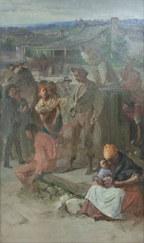 Slave Auction, 1860, Charles T. Webber