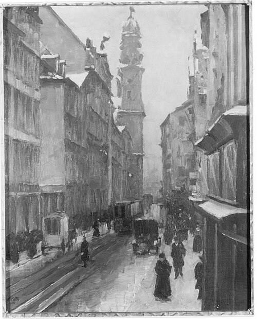 Theatinerstraße, 1914, Charles Vetter