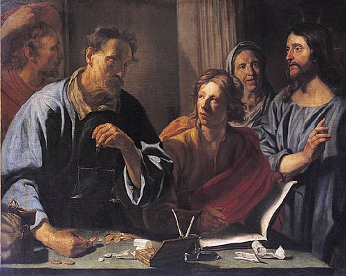 The Calling of St. Matthew, 1650, Charles Wautier