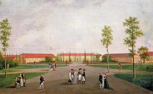 Paretz Castle, 1800, Franz Hillner