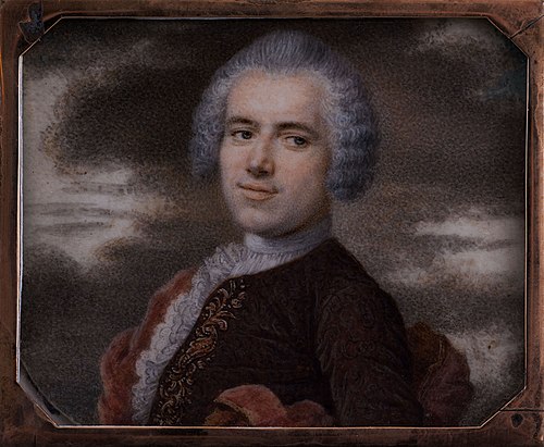Portrait d'homme, 1780, Franz Hillner