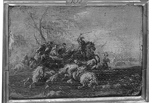 Schlachtenbild, , Francesco Graziani