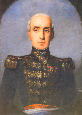 Retrato del Almirante Manuel Blanco Encalada, , Clara Filleul