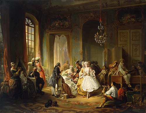 Actors Before a Performance, 1851, Constant Wauters