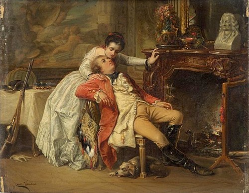 Return from the Hunt, 1845, Constant Wauters