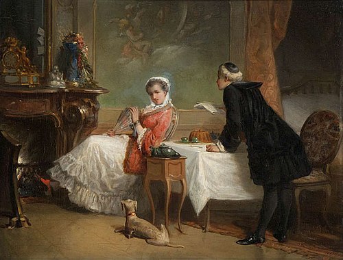 The Letter, 1900, Constant Wauters