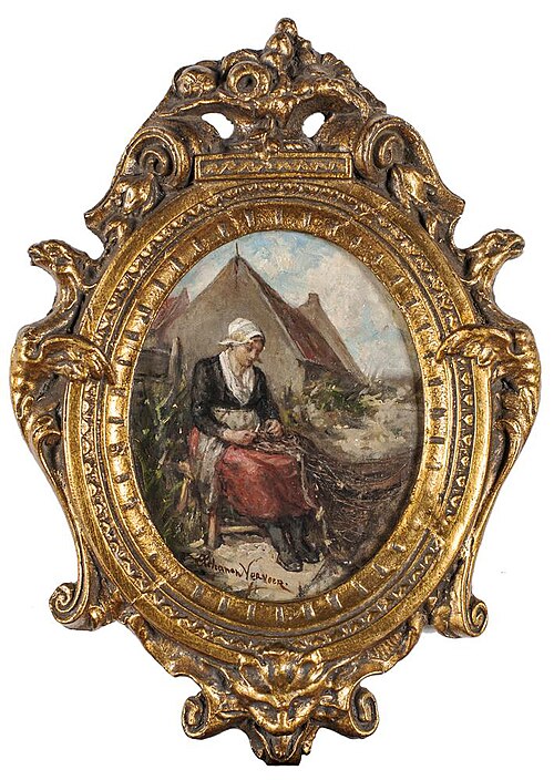 Vissersvrouw, 1875, Elchanon Verveer