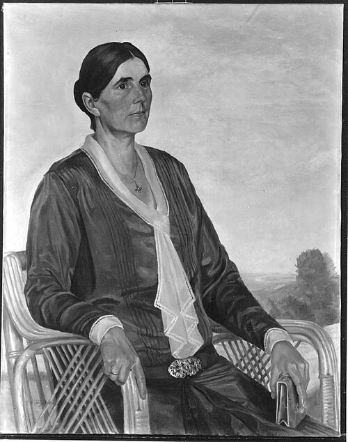 Frau Professor Meyer, Würzburg, 1929, Ernst Maria Fischer
