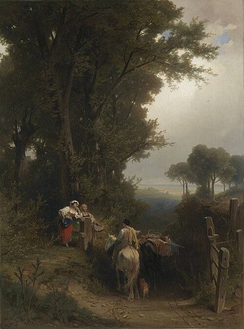 Landschaft in der Gegend von Cerveteri, 1869, Ernst Schweinfurth