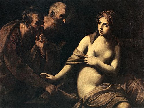 Suzanne et les vieillards, 1620, Francesco Ciseri