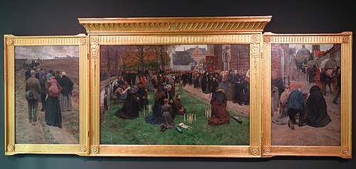 Candle Procession at Scherpenheuvel, 1904, Frans van Leemputten