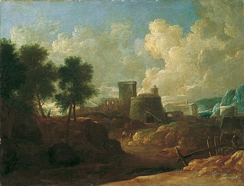 Flusslandschaft, 1736, Franz Ignaz Flurer