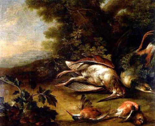 Stilleben mit erlegtem Federvieh, 1650, Franz de Hamilton