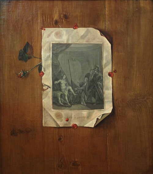 Die Atelierwand (Quodlibet), 1700, Franz de Hamilton