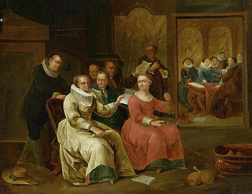 Scène musicale, 1750, François Xaver Henri Verbeeck