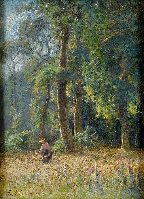 Die Blumenwiese, 1913, Friedrich Schwinge