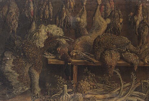 Geflügelstilleben, 1645, Gottfried Libalt