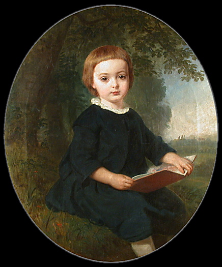Kinderbildnis, 1850, Hermann Ernecke