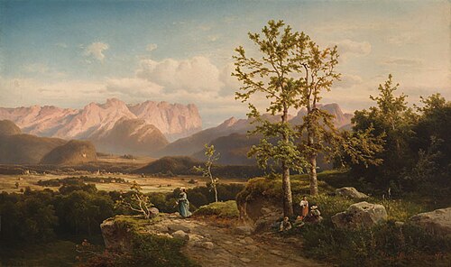 Tennengebirge near Salzburg, 1877, Hugo Ullik