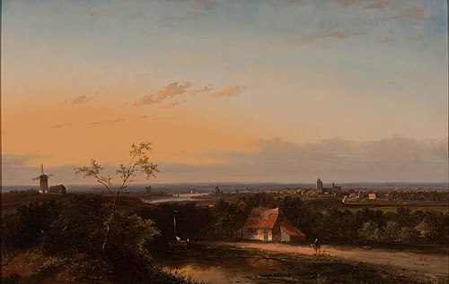 Panoramic landscape, , Jan Evert Morel