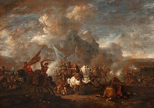 Infantry Repulsing Cavalry, 1650, Jan Jacobsz. van der Stoffe