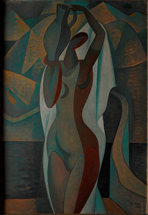 Dívka s vázou, 1937, Jaroslav Král