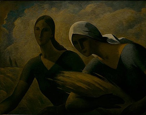 Dvě ženy ve žních, 1938, Jaroslav Král