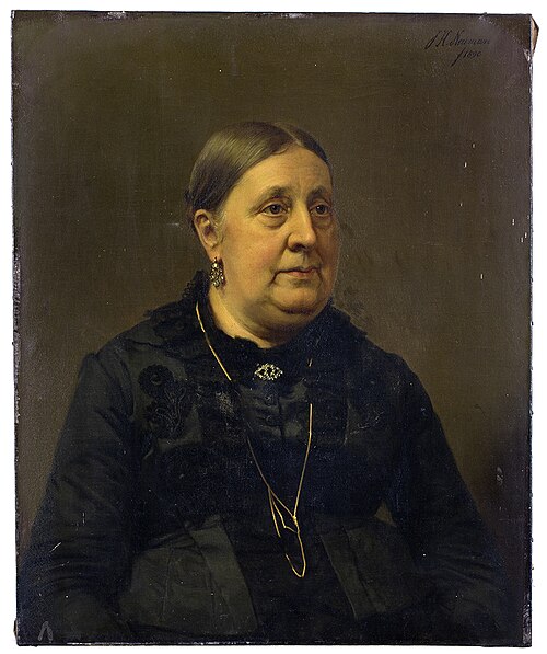 Johanna Catharina Elisabeth Endtz (1826-1903),, 1890, Johan Heinrich Neuman