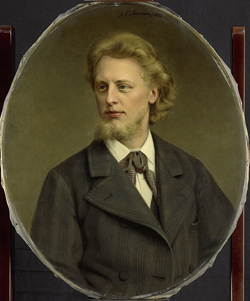 Portrait of Jacques Fabrice Herman Perk (1859-1881), 1882, Johan Heinrich Neuman
