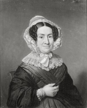 Portret van Maria Henrietta van der Muelen (1785-1855), echtgenote van Carel Joseph van der Muelen, 1840, Johan Heinrich Neuman