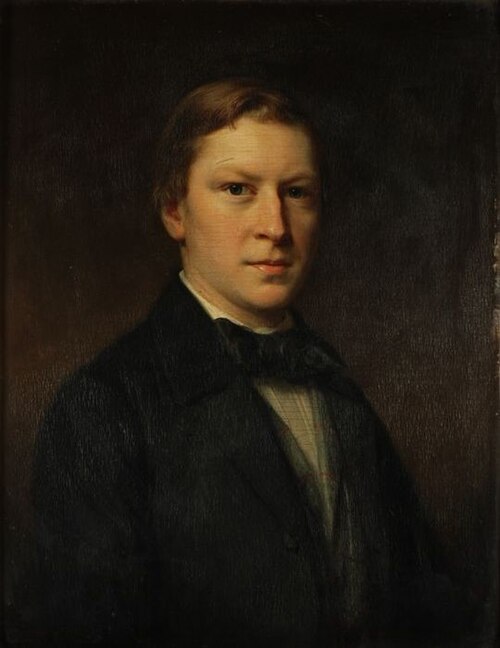 Portret van man uit geslacht Van der Pot, 1866, Johan Heinrich Neuman