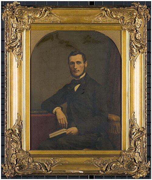 Portrait of Johannes Albarda (1825-1862), 1876, Johan Heinrich Neuman