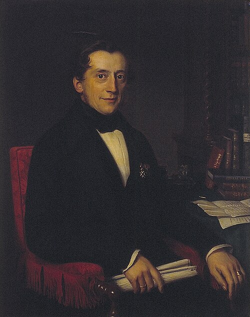 Rutger Johannes Cornelis Metelerkamp (1810-1872), 1855, Johan Heinrich Neuman