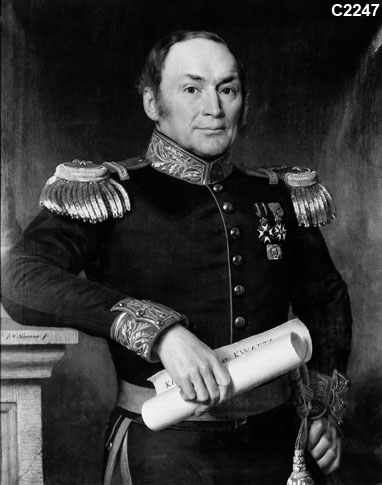 Portrait of Reinier Frederik van Raders (1794-1868), 1853, Johan Heinrich Neuman