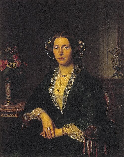 Maria Philipine Henriette Voet (1807-1872), 1855, Johan Heinrich Neuman