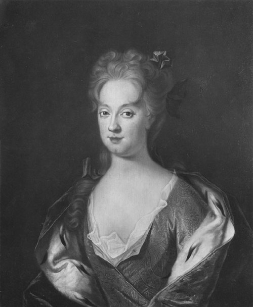 Portrait of Catherine Opalińska, 1712, Johan Starbus