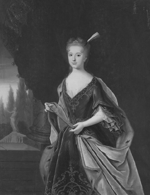 Portrait of Anna Leszczyńska (1699-1717), 1712, Johan Starbus