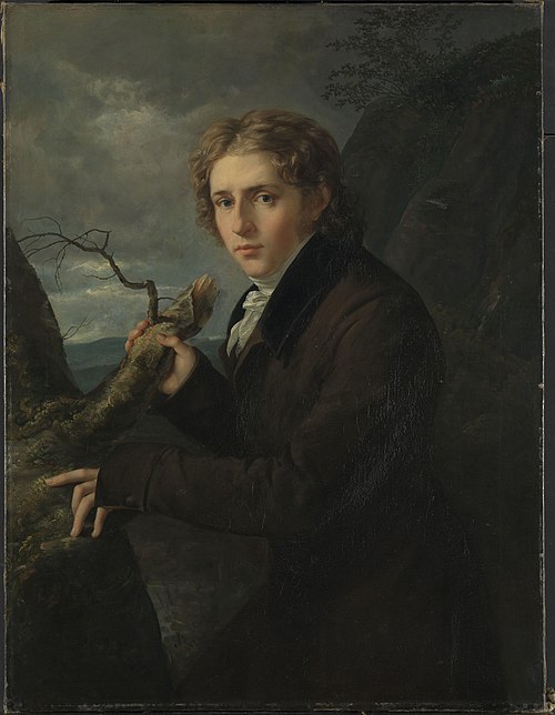 Portrait of the Painter J.C. Dahl, 1819, Johann Carl Rößler
