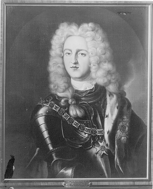 Bildnis Johann Christian von Sulzbach (1700-1733), 1724, Johann Philipp von der Schlichten