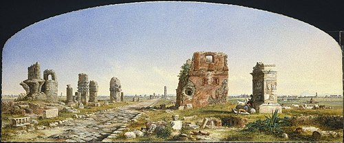 La Voie Appienne, 1869, John Linton Chapman