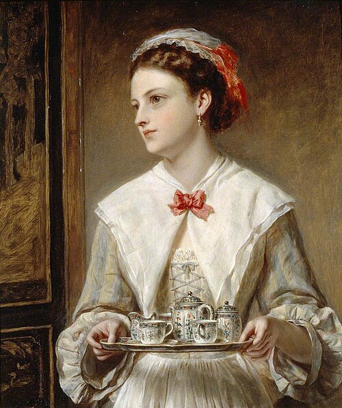 The Waitress, 1872, John Robert Dicksee