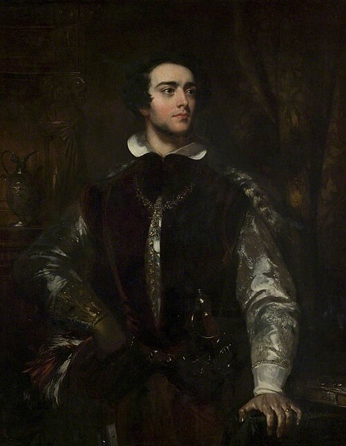 A Gentleman in an Elizabethan Costume, 1850, John Wood