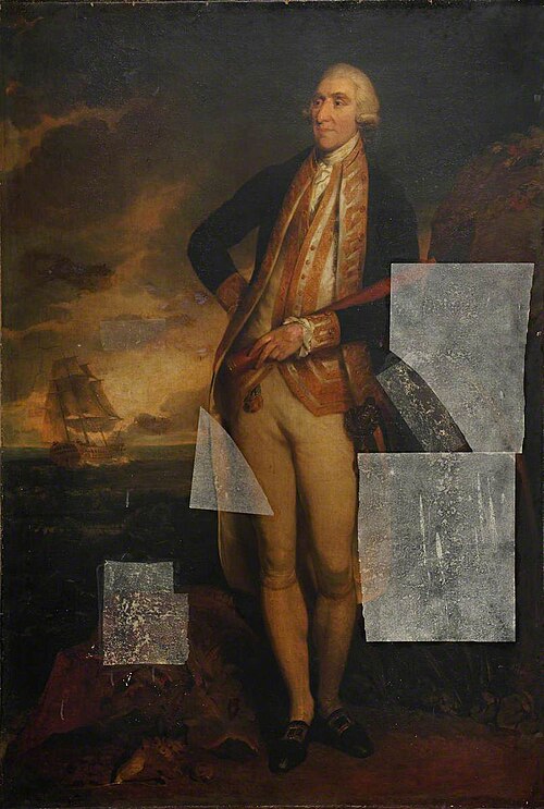 Viscount Samuel Hood (1724-1816), 1850, John Wood