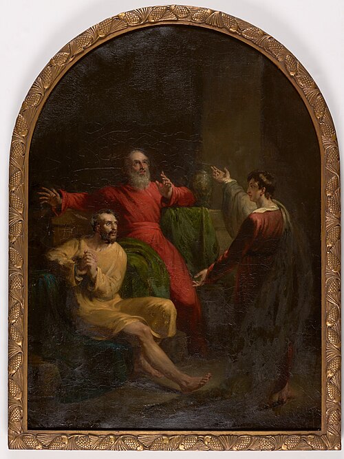 Joseph Telling the Dreams of the Butler and the Baker, , John Wood