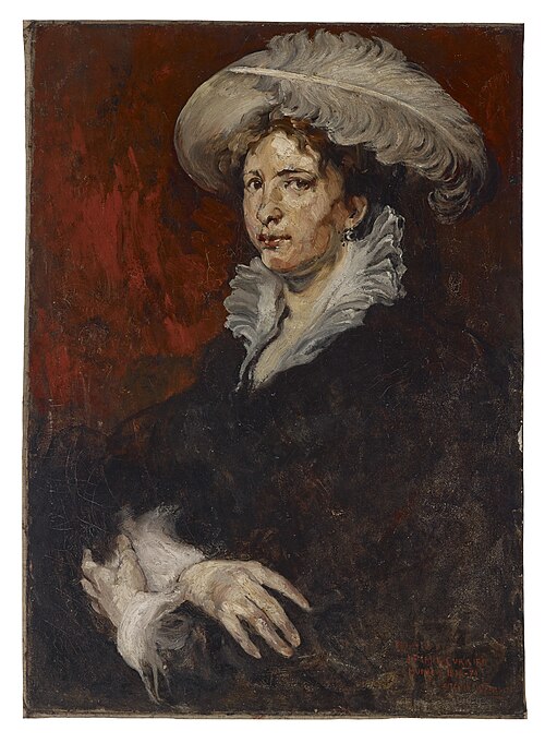Lady with Plumed Hat, , Joseph Frank Currier